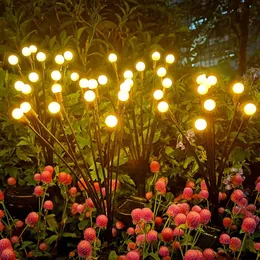 12/10LED Firefly Outdoor Lights Водонепроницаемое светодиодное солнечное ландшафтное освещение