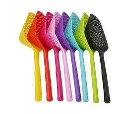 13 Farben Plastikschaufeln Gemüsesiegse Scoop Küchenwerkzeuge Großer Colander7601234