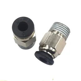 3d Printer Accessories V6 Pneumatic Connector PC4-m10 Plastic Straight Through Quick Connector Self-locking 3d Printer Parts