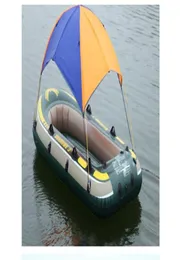 Scheda solare della tenda in barca gonfiabile intex 2 3 4 persone in gomma in gomma da pesca barca da sole baldacchino spiaggia sun ombrellone7385650