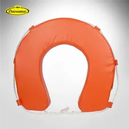 Universal Swimming Pool Accessories Orange Livsbåt för vuxna och barn Vattentät PU LÄDER Vattensporter Säkerhet Livräddare 240429
