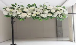 50 cm DIY Flower Row Acanthosfhere Rose Eukaliptus Work Wedding Decor Flowers Rose Peony Hydrangea Plant Mix Flower Arch Artificial Flow3209747