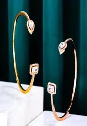 Kellybola Jewelry Bangle Ladies Luxury Wedding Cyrron Tas Bransoletka Kobiet Party CZ Crystal Soft Summer1282654