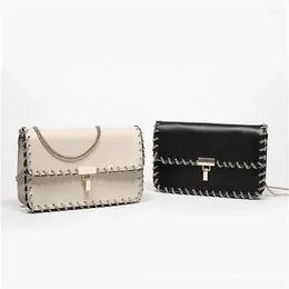 CHANEL Caviar Flat Quilted CC Chain Bucket Drawstring Bag