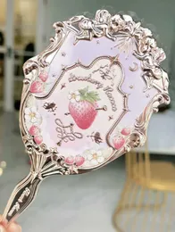 Compact Mirrors Flower Knows Strawberry Rococo Violet Hand Hond Mirror Series Co. Ltd. Высокий внешний вид Q240509