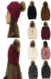 2021 Новая хвостовая грязная булочка Beanie Fomense Beanie Ribbed Шляпа шарик Топ Топ Толстый вязаный ушник теплые шарики с двойной целью 9597444