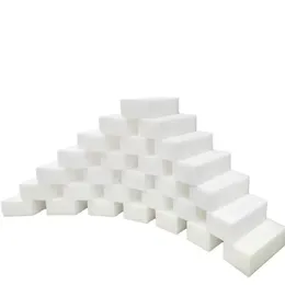 식기 세척을위한 100pcs/lot magic sponge eraser 흰색 멜라민 스폰지 주방 욕실 사무실 청소 도구 100/60/20mm