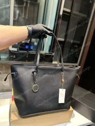 Tasarımcı çanta siyah theather 35cm sade tote kadınlar asla çanta dolum alışveriş akşam çantaları lüks moda omuz çanta mm deri totes çanta wyg