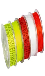 Hula Weight Sport im Freien 2pcs Fischereistabungsanleitung Wickelfäden Orangeyellow 50m Latio7253334