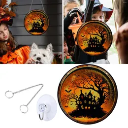 Decorative Figurines Pretty Halloween Door Sign Wall Decor Hanging Decoration Pendant For Home Metal Trim Crafts