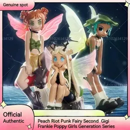 Peach Riot Punk Fairy Second Gigi Frankie Poppy Girls Generation Series Anime Figure Kawaii Figurine Collectible Model Prezent 240509