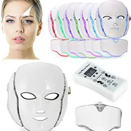 Rejuvenescimento da pele LED LED Rejuvenescimento 7 Color Pdt Light Up Mask Máquina de Face do pescoço
