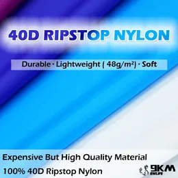 5m 40D tårbeständig nylon tyg vattentätt kit tyg lättvikt 48g/m ² tjock 0,9 mm som används för tvättsatser och väskematerial 240424