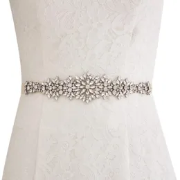 حزام ساتان جديد مخصص مصنوع من الزفاف مع أحجار رينستون حبات الزفاف ملحقات الزفاف الشريط الشاحن لحفل الزفاف.