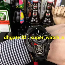 2020 Montre de Luxe Posited Metal Watch Case оснащен оригинальным импортированным механическим движением 45 -мм резиновых мужских часов 305i
