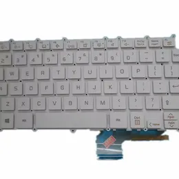 Laptop-Tastatur für LG 14Z90N-V.AP52G 14Z90N-V.AA78B 14Z90N-VR54J1 14Z90N-U.AAS7U1 AR52A5 ARW5U1 AAS6U1 ENGLISH UN WEISS BACKLIT