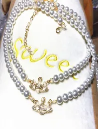 Hochzeitszubehör Luxusschmuck Frauen Perlenkette Halskette Anhänger Halskette für Geschenkparty Mode Schmuck Beliebtes klassisches Fy6385190