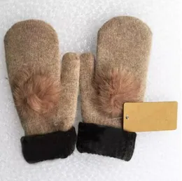 2019 Nowa wysokiej jakości wełna Glovess Europejska projektantka mody Warm Glove Drive Out z Sports Mitting Brand Gloves Multiodyle 2945343