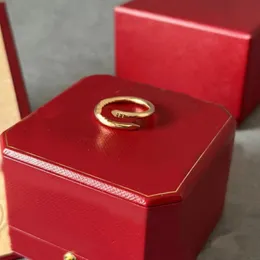 Designer-Ringringe für Frauen lieben Ring Anillos hochwertige 18k Roségold Vintage Fingernnagel Schmuck Schmuck Diamant Ring Größe 5-8 Ehering Engagement Geschenke ZL015 C4