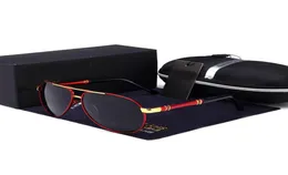 Солнцезащитные очки люксовицы Дизайнер-дизайнерские дизайнерские пилотные поляризованные мужские солнцезащитные очки Gafas de Sol Masculino для мужчин Erkek Gozluk2717706