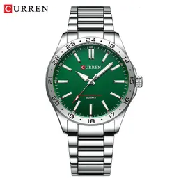 Curren/carryon 8452 Mens Watch Casual Quartz Steel Band Business