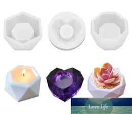 Concrete Cement Clay Mold Silicone Resin Mold Candle Soap Making Mould 3D Silicone Molds for Epoxy Resin Succulent Flower Pot Fact6858521