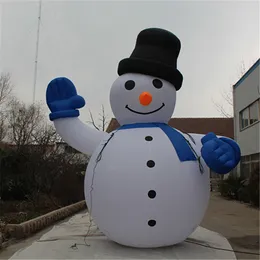 Snowman a palloncini gonfiabili al trem al trem con striscia a LED per la night club Decorazioni per eventi in fase di Natale