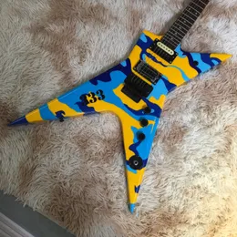 Colorful Dean Dimebag Guitar Dean Wah. burn Beauty Electric Guitar Cool Body Guitar Free Ship