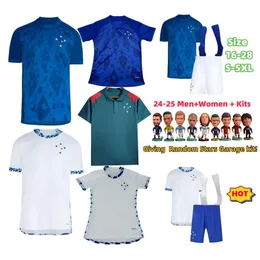4XL 24 25 Cruzeiro EC Soccer Jerseys Home Away Women Outubro Rosa Giovanni Edu Bruno Jose Adriano Camiseta De Raposas Shirds2024 2025 Kids Kit Esporte Clube