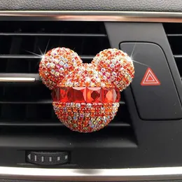 Interior Decorations Bling Car Decoration Interior Car Air Freshener Auto Outlet Perfume Clip Car Scent Aroma Diffuser Flavor In Car Accessories Cute T240509