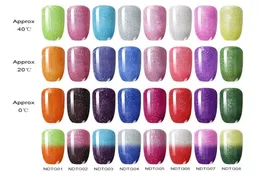 Diário Nicole 9ml Térmico esmalte Termal Glitter Temperatura cor alteração de água d'água Shinny Shimmer UNIL JLLFH1582913