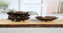 Scaffali di sapone di cocco creativo a guscio di cocco farfalla a forma di cocco con cartone animato box soap con guscio di cocco in legno di legno di legno di cocco piatto 11330674
