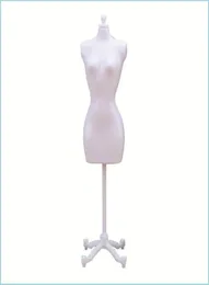 Askı Rafları Askılar Rafları Kadın Manken Vücudunu Stand Dekor Elbisesi FL FL Ekran Dikiş Model Takı Damlası Teslimat Brhome O7081321