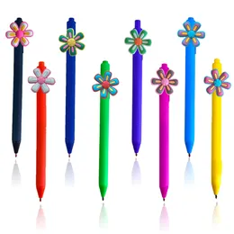 Ding Painting Supplies Flower 11 Cartoon Ballpoint Pens Cute Nursing For Nurses Nurse Mti Color Jumbo Graph Pencil Signature Office Ac Otmjn