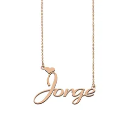 Jorge Name Necklace Custom Name Necklace for Women Girls Friends Birthday Wedding Christmas Mother Days Gift8619651