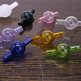 30PCS Colored glass cigarette holder, glass tube diameter 8mm, ball diameter 22mm smoking pipes