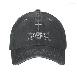 Top Caps Klasik Pamuk Hıristiyan Alıntı Beyzbol Kapağı Erkek Kadınlar Kişiselleştirilmiş Ayarlanabilir Yetişkin İsa Cross Baba Şapka Bahar