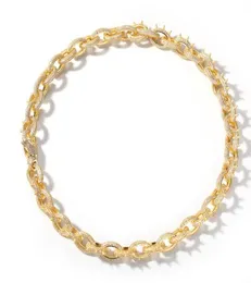 Mens Diamante Rivet chains O letter necklace Bracelet Hiphop diamond chain bracelet necklacescheap hiphop jewelerys Set NNT14113141488