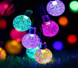 65m 30 LED Ball Ball Solar Luzes de cordas LED de fada para festival de festas de Natal para festas de natal