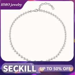 Chains 2024 Original Design Spain UNOde50 Jewelry Simple And Personalized Small M Brand Ball Chain Necklace Women High Quality Gift
