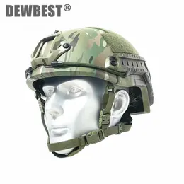 DEW NIJ 9MM 44 Taktisk version 30 Armé Safety Ex Ballistic Helmet Outdoors Protective 240509