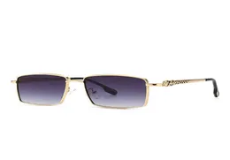 Stretto occhiale da sole quadrate gambe specchio moderne a forma di occhiali da sole decorativi ghepardi 2A3501935298
