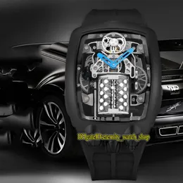 Eternity Sport Watches Последние продукты Супер бег 16 цилиндров двигателя Epic X Chrono Cal V16 Автоматические мужские часы Pvd Black Case 247f