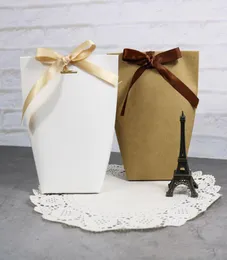 Grazie Merci Gift Borse Wedding Birthy Fombrours Bombons Bags Borse fatto a mano Candy Jewelry Packtie Packaging Box pieghevole XD2285114111