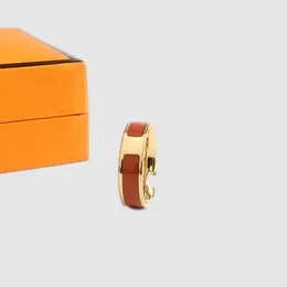 Pierścień projektantów luksusowe pierścionki dla mężczyzn obrączka ślubna vintage litery projektant biżuterii srebrna platowana 6 mm tytanowe złote pierścienie pary kochają codzienne ozdoby ZH017 C4