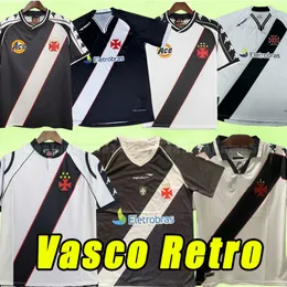 00 01 Vasco daGama retro soccer jersey 2000 Romario Da Gama away Paulo Miranda Dede Juninho Luizao 2010 2011 Man vintage classic football shirt S-2XL 1997 97 1999 99