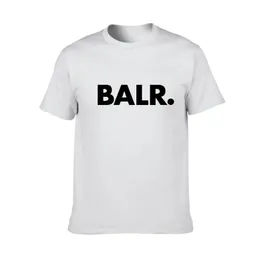 Men's T-shirt Letter Printed Balr Designer T Shirt Hip Hop Men's and Women's Fashion Casual Loose Breathable Branded Tops