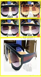 Kvinnor Summer Solglasögon Eyewear Male Sun Glasögon för kvinna Oculos Gafas 4 Färger 10pc Famous Design Brand Solglasögon Rödgrön STR1092155