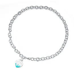 S925 Silberliebe Herz Anhänger Halskette Klassische Luxusmarke vier Herzen Sailorom Goth Blue Ink Designer Diamond Zirkon Halsketten Party Schmuck für Frauen Geschenk