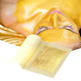 Temizleme diy altın yüz maskesi 24K yenilebilir altın folyo güzellik karşıtı yaşlanma kırışıklıkları 10 organik serum göz siyahı d240510 için yüz cilt bakım aracı kaldırma